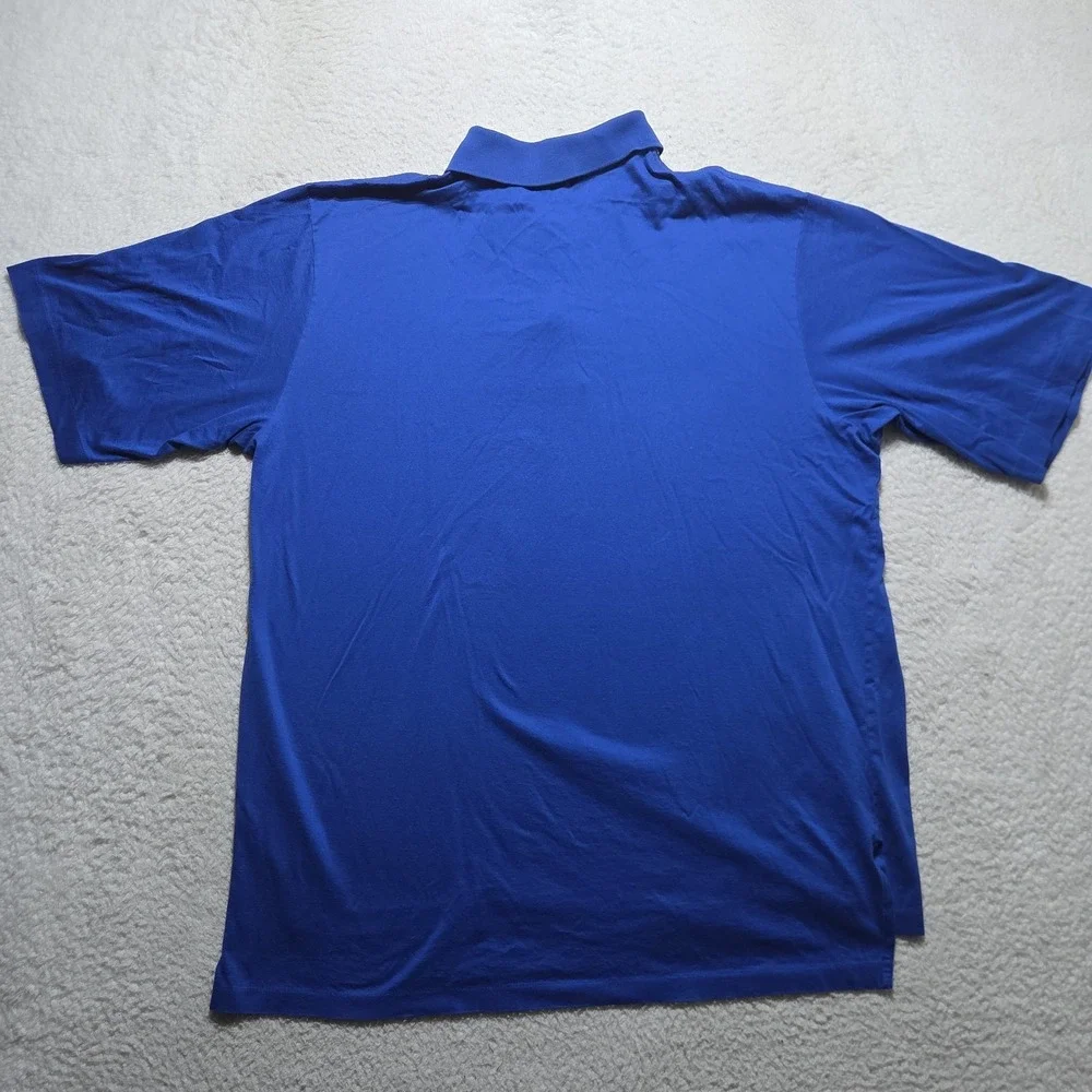 Vintage 90s Polo Golf Ralph Lauren Polo Men's XL Blue Single Stitch Chest Crest